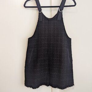 Zara Black Tweed Dress – Girls Size 13-14 ✨
